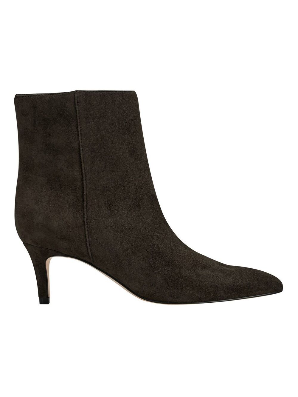 Marc Fisher Glorry Suede Ankle Booties - Dark Brown 8 ($149)